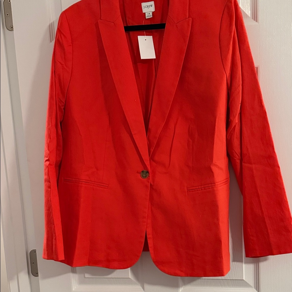 J. Crew Vibrant Orange Women's Blazer